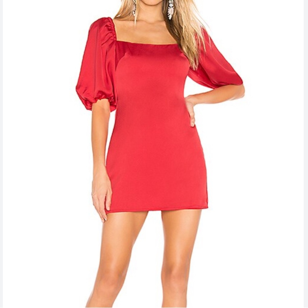 Lovers + Friends Suri Puffed Sleeve Mini Dress